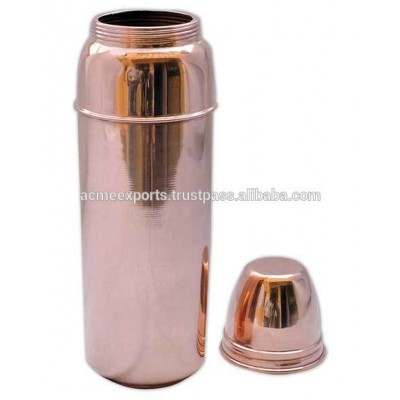 Copper Thermos Design Water Bottle for good Health | 100% Copper Bottle 900 ml