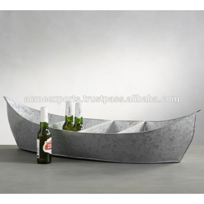 Galvanized Party Boat Beer Tub | Galvanized Beverage Tub