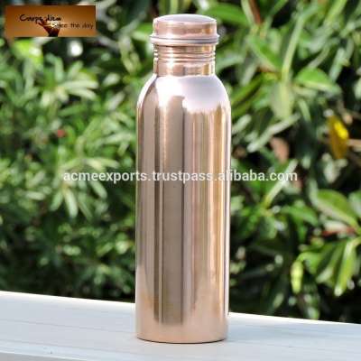 100 % Pure Copper YOGA Water Bottle Leak Proof