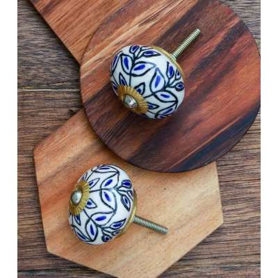 Hand Painted ceramic kitchen knobs